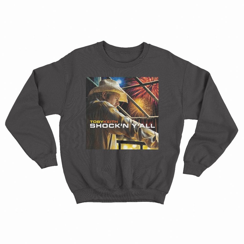 Toby Keith Shock'n Y'all Black Sweater